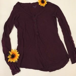 Purple Long Sleeve Shirt
